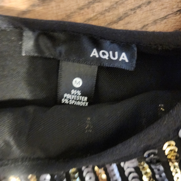 AQUA Sequin Dress - Picture 6 of 7